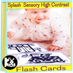 Parents and splash Sensory High Contrast Flash Cards