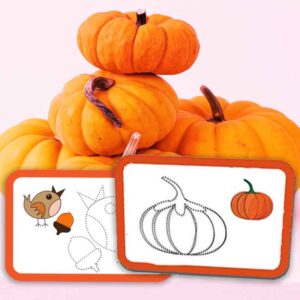fall autumn coloring flashcards , kids bunny, coloring worksheets