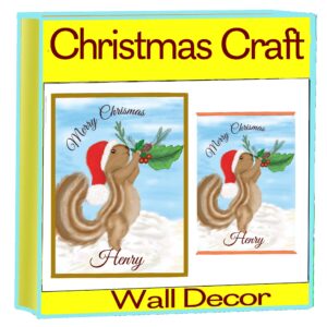 crafts ,Drawing, Christmas wall decor, Christmas wall