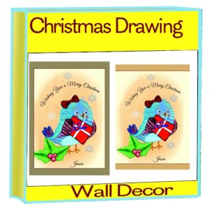 Christmas Drawing  Wall Decor