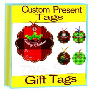 Christmas Present tags Customizable.