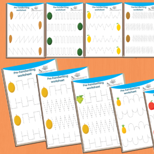 Pre-hand writing worksheets for children