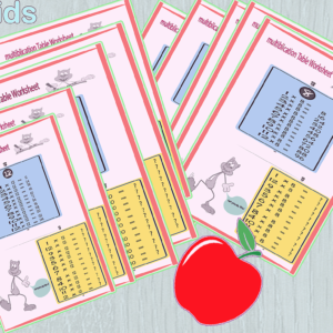 TIMES TABLE WORKSHEETS