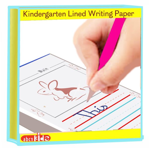 Awesome 3 X Kindergarten Lined Writing Paper Printable